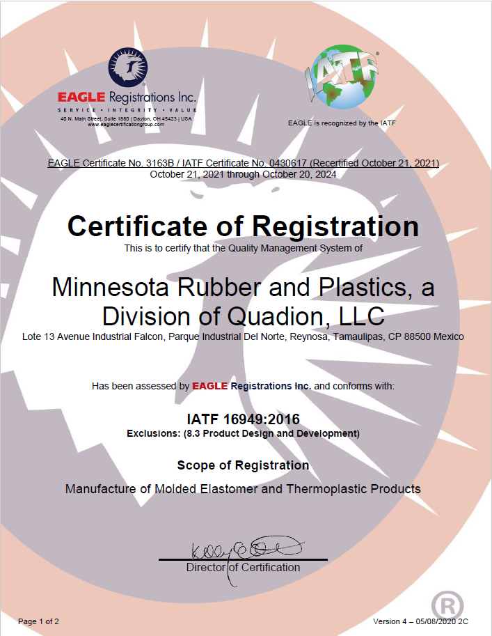 ISO 14001:2015 Reynosa, Mexico